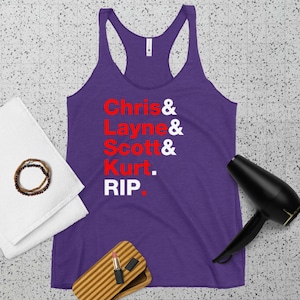 Regata feminina Racerback Grunge Icons