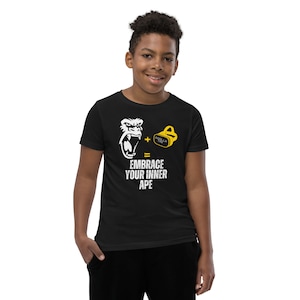 GORILLA TAG -Embrace your Inner Ape Scream - Camiseta de manga corta para jóvenes