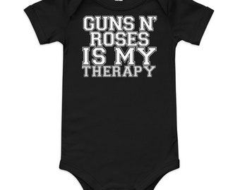 Guns N Roses Therapy Baby short sleeve one piece
