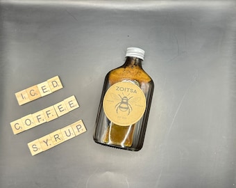 Iced Coffee Syrup - 250mls Small Glass Bottle