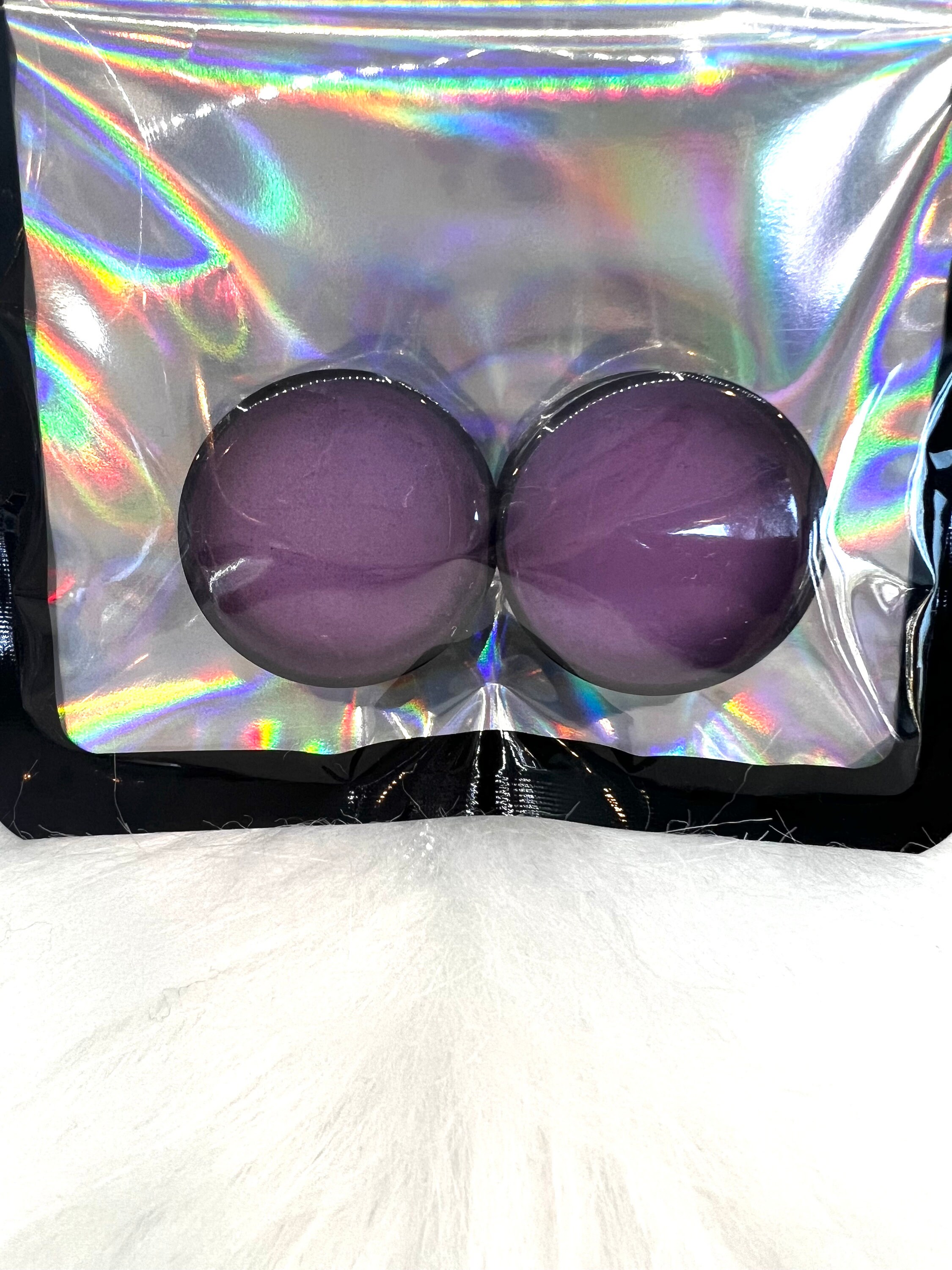 32mm Purple Glow UV Plugs