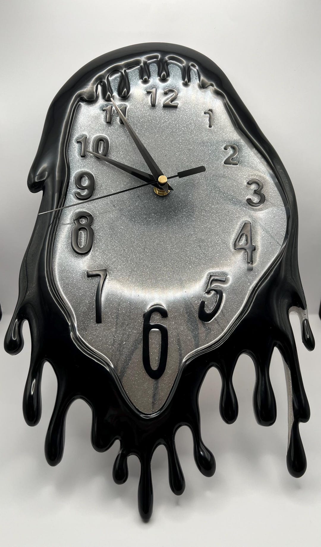 Melting Wall Clock Etsy