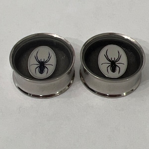7/8 inch/22 mm spider ear plugs