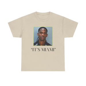 トップス Travis Scott \"IT'S MIAMI\" T-shift Travis-Scott-Its-Miami-Shirt-