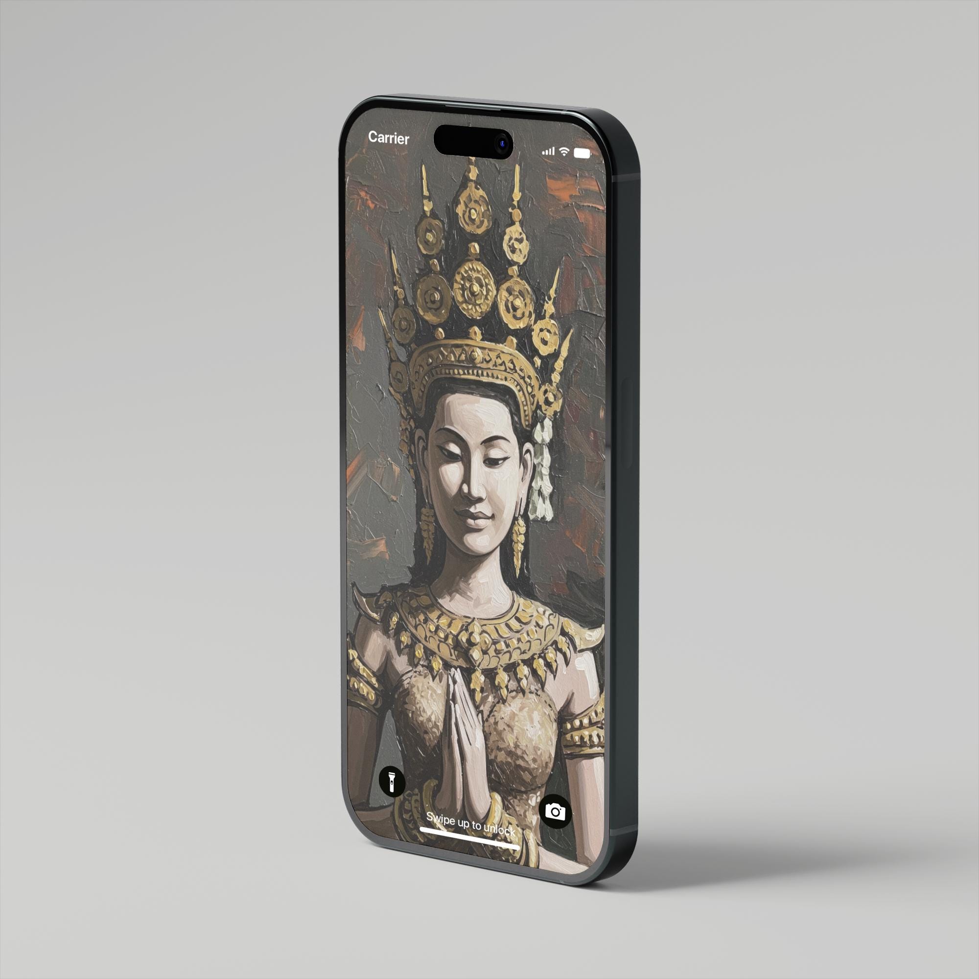 Cambodian Apsara iPhone Wallpaper | Khmer Dancer Lock Screen, Southeast ...
