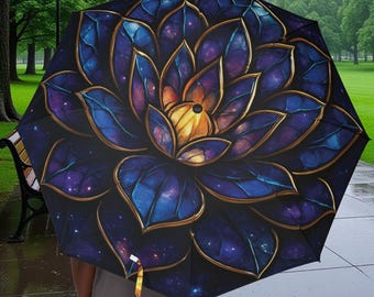 Cosmic Lotus Umbrella