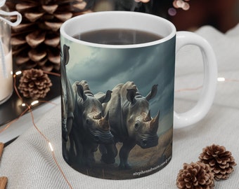 Mug 11oz - Rhinos