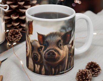 Mug 11oz - Pigs