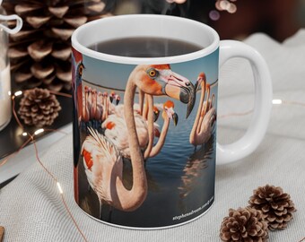 Mug 11oz - Flamingos