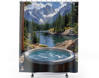 Colorado Jacuzzi Shower Curtain