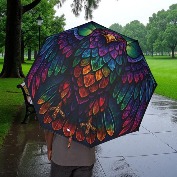 Colorful Eagle Umbrella