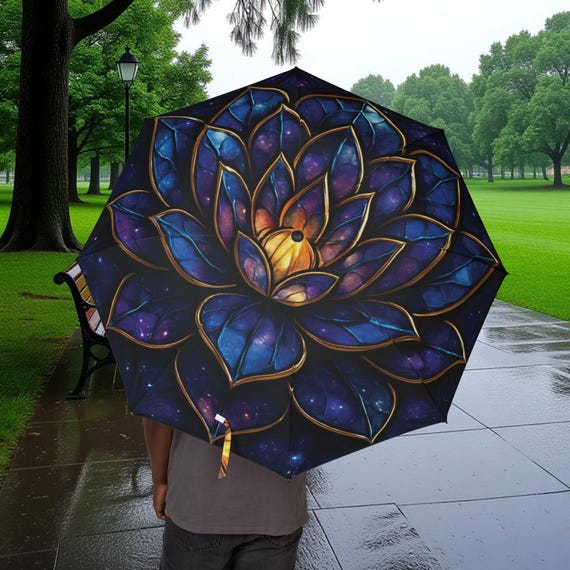 Cosmic Lotus Umbrella