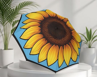 Floral Sunflower Umbrella