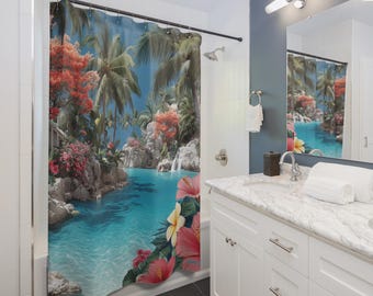 Tropical Paradise Shower Curtain