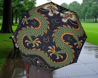 Double Dragon Design Umbrella