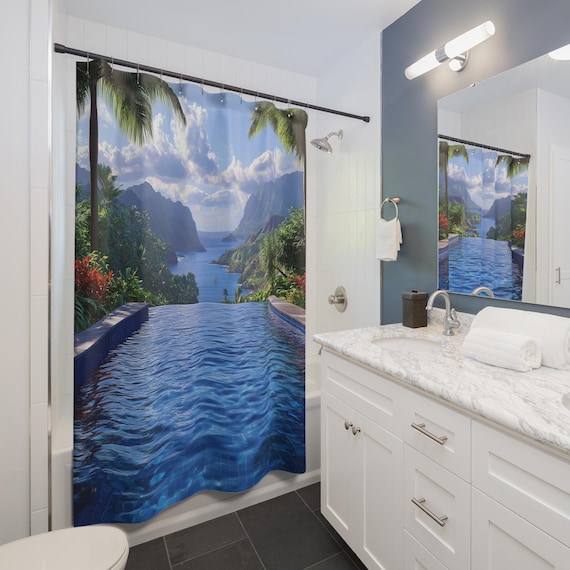 Endless Tropics Shower Curtain