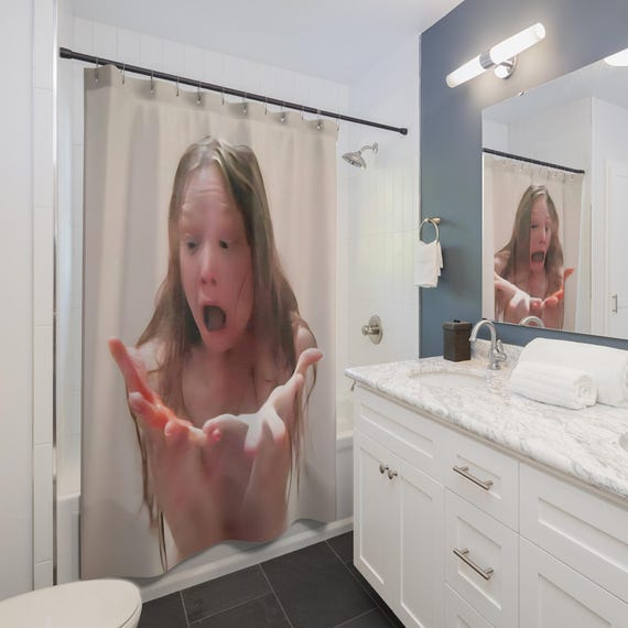 Carrie Themed Shower Curtain