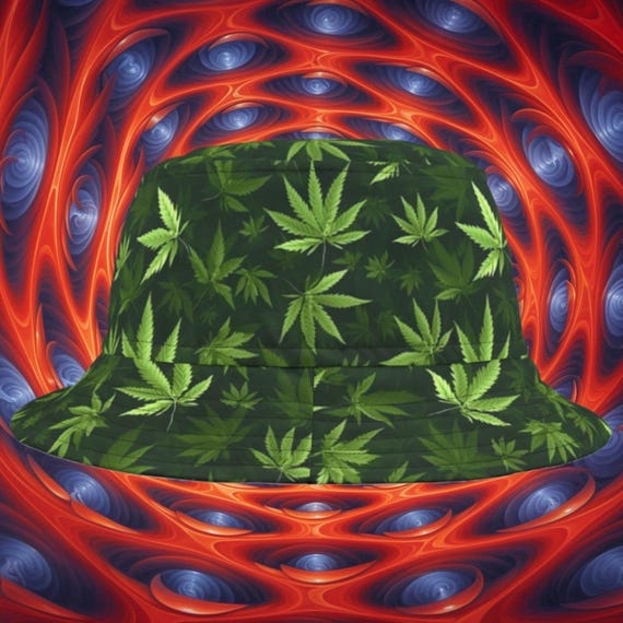 Cannabis Leaf Bucket Hat