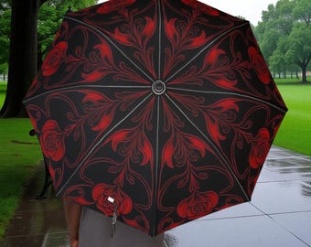 Crimson Thorns Umbrella