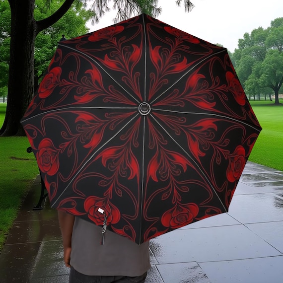 Crimson Thorns Umbrella