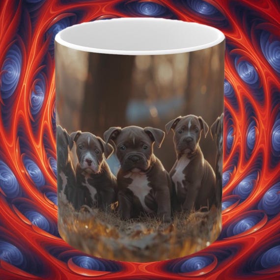 Pit Bull Puppies Mug