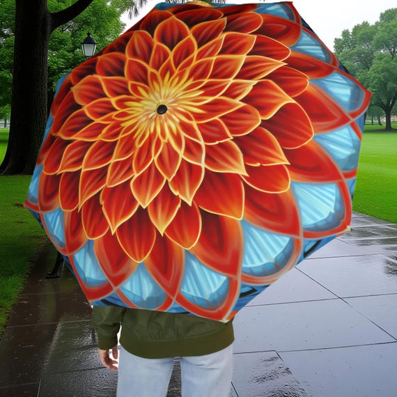 Lotus Mandala  Umbrella