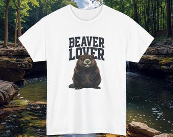Beaver Lover T-Shirt | Woodland Wildlife Animal Tee