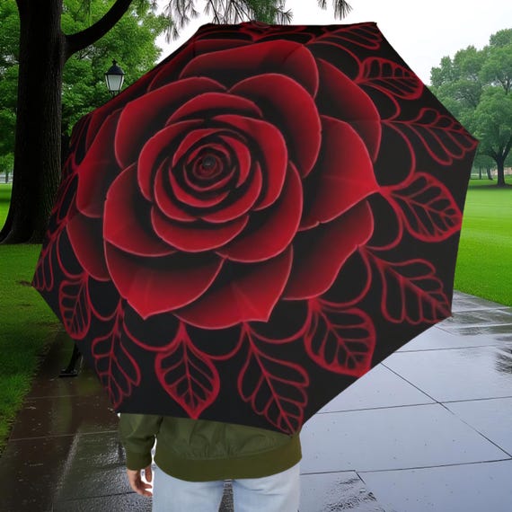 Rose Foldable Umbrella