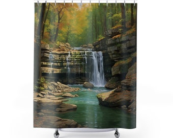 Kentucky Creek Falls Shower Curtain