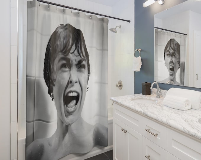 Featured listing image: Psycho - Horror Movie Shower Curtain