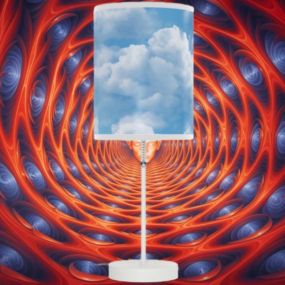 Cloudy Day Lamp on a Stand