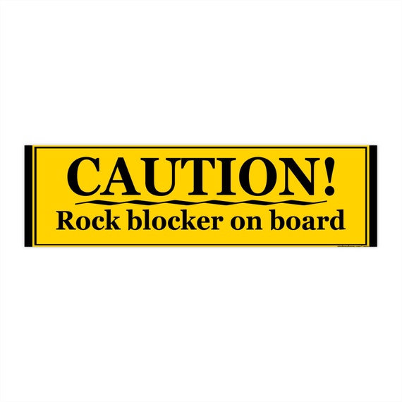 Rock Blocker Bumper Stickers