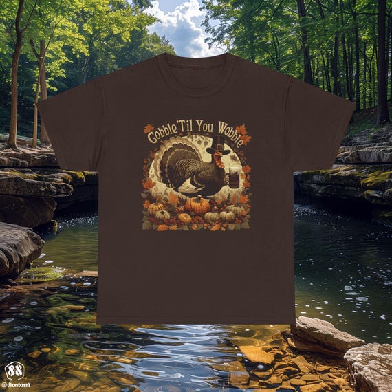 Gobble 'till you Wobble Thanksgiving Shirt
