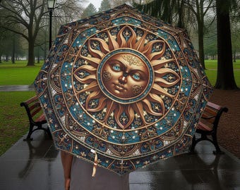 Golden Clad Sun Umbrella