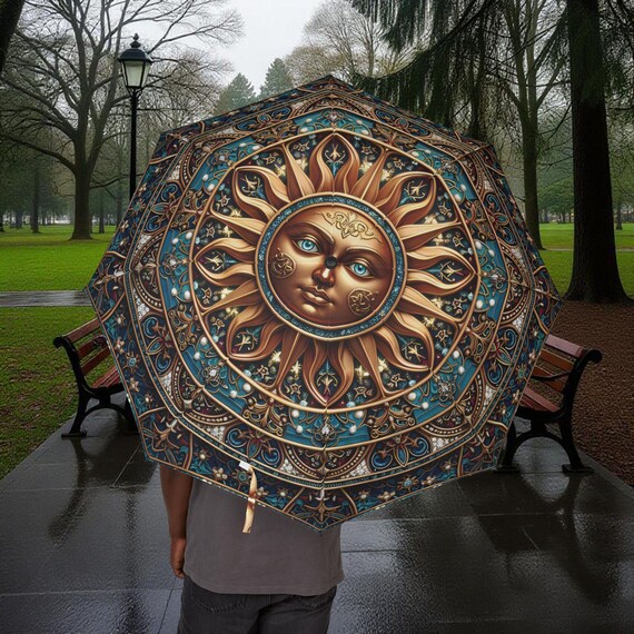 Golden Clad Sun Umbrella