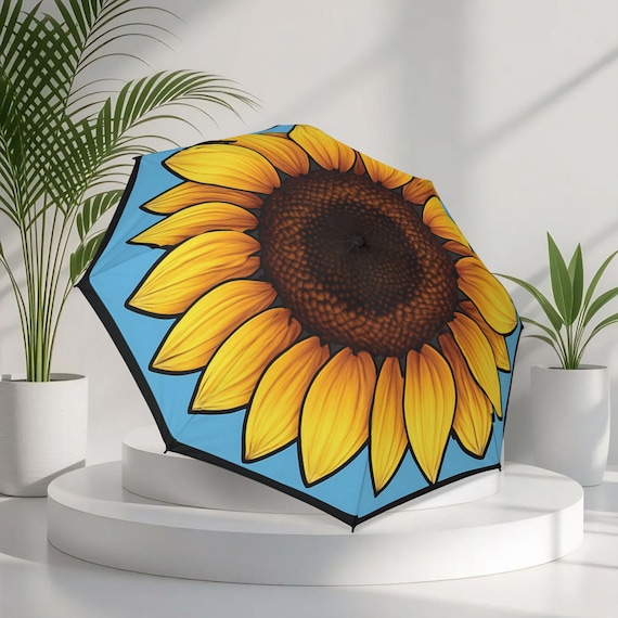 Floral Sunflower Umbrella