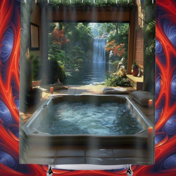 Zen Escape Shower Curtain