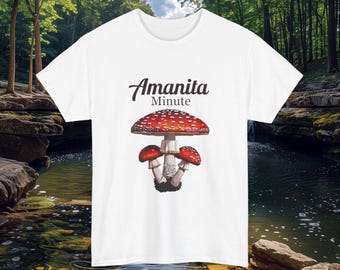 Amanita Minute Mushroom Tee | Amanita Muscaria Graphic Shirt