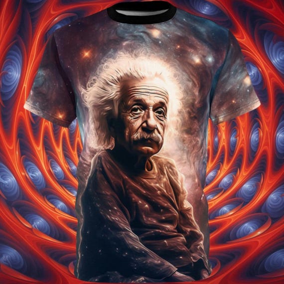Albert Einstein AOP T-Shirt