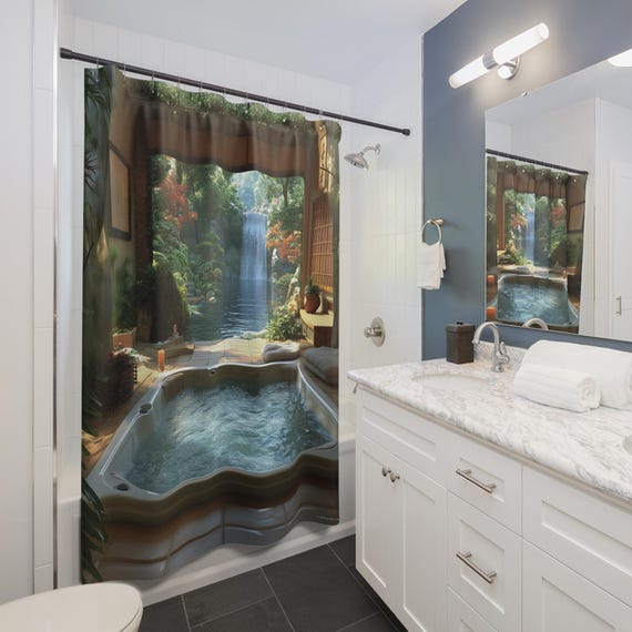 Zen Escape Shower Curtain
