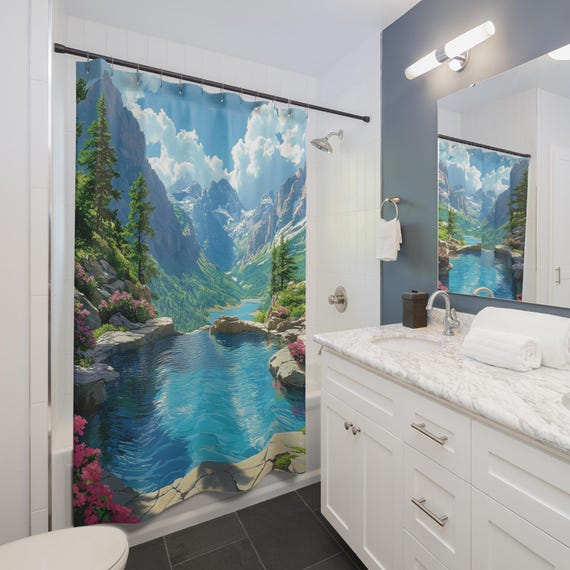 Alpine Escape Shower Curtain