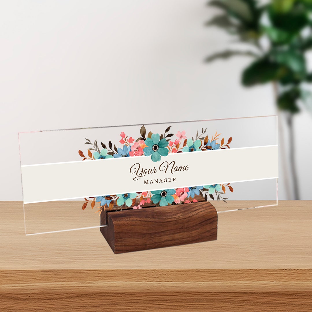 Personalized Teacher Gifts Personalized Name Plate Name - Etsy