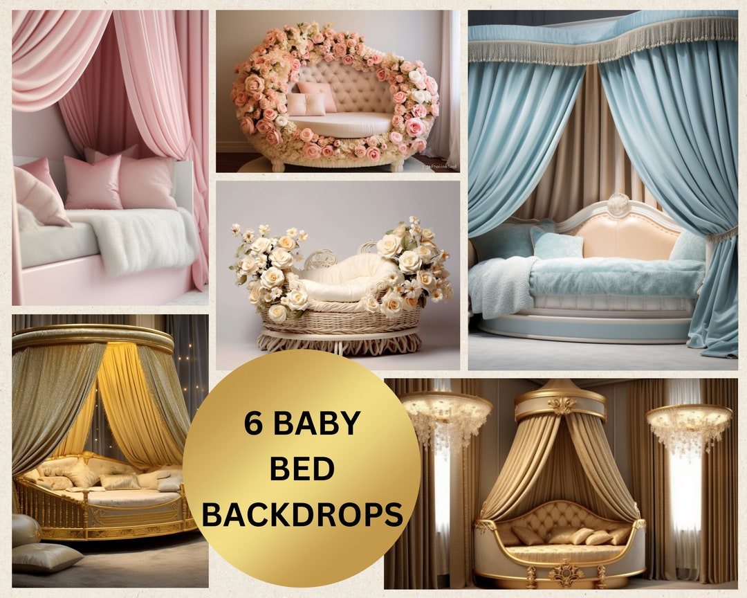 Newborn Digital Bed Boy Baby Girl Baby Bundle Newborn Digital Etsy