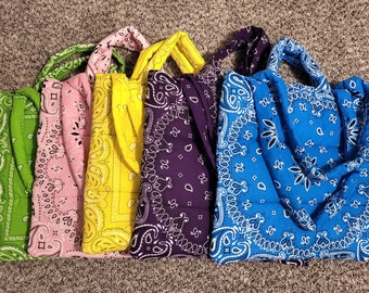 Padded Bandana Tote Bag