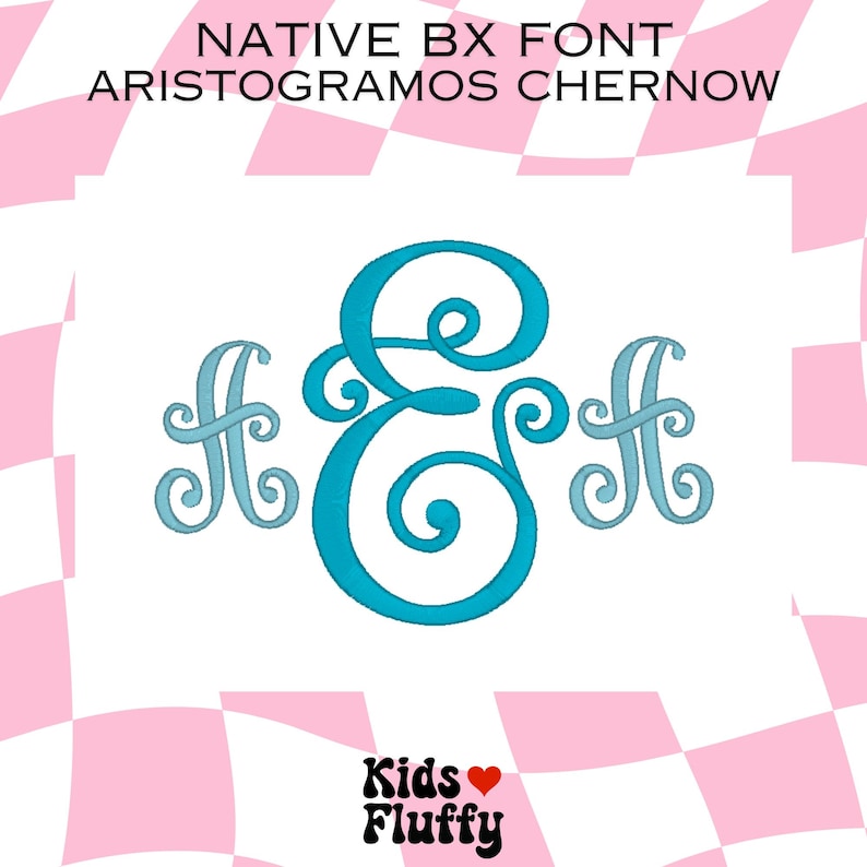 Native BX Font Aristogramos Chernow - Bx Font - Embroidery - Embroidery ...