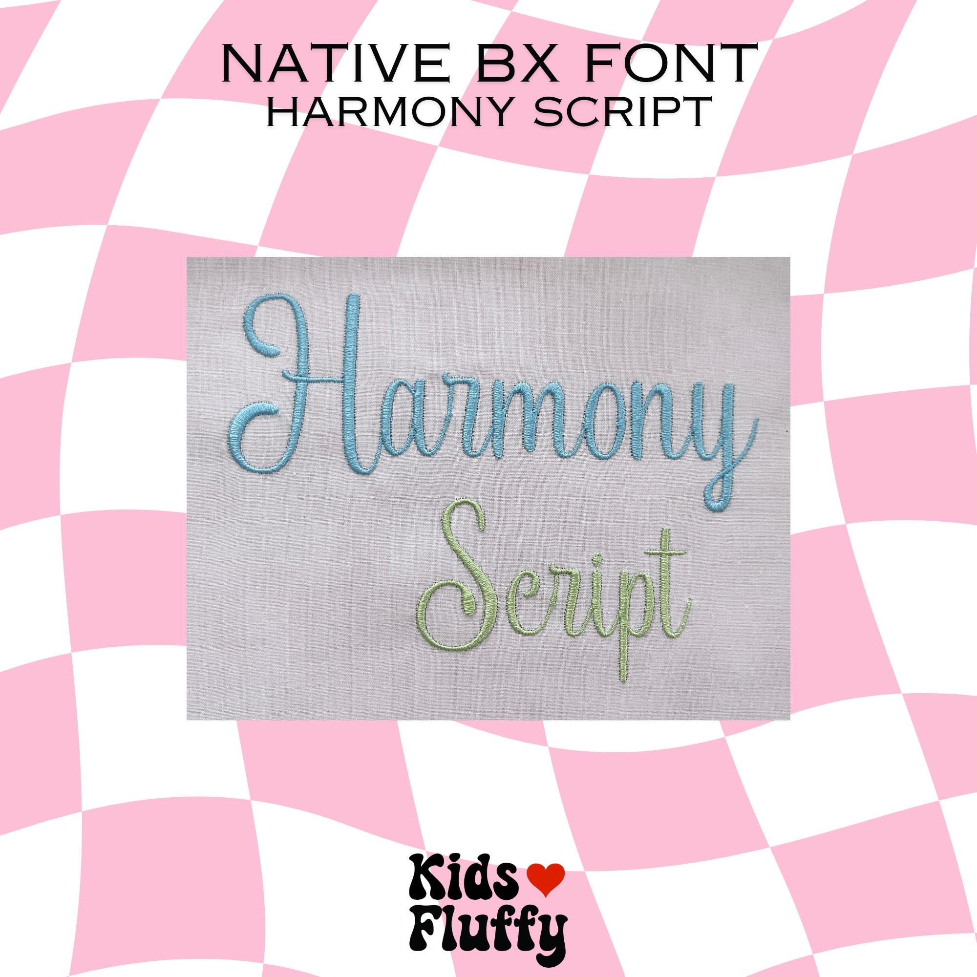 Native BX Font Harmony Script - Bx Font - Native Bx Font - Embrilliance ...