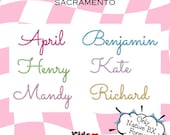 Native BX Font Sacramento - bx font - native bx font - Embroidery font - Embroidery - Embrilliance Font - Script font