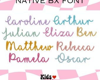 BX Love Glitter embroidery font - bx native format - BX Embroidery Alphabet - BX font - Stem Stitch - Machine Embroidery