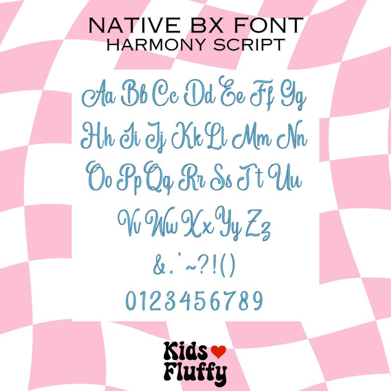 Native BX Font Harmony Script - Bx Font - Native Bx Font - Embrilliance ...