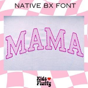 College Decorative bx font - Native BX Font - Embroidery bx font - Embroidery machine bx font